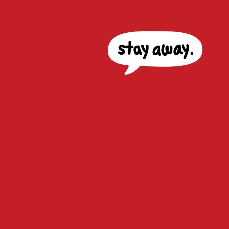 Stay Away Comics Speech Balloon Dialog Box