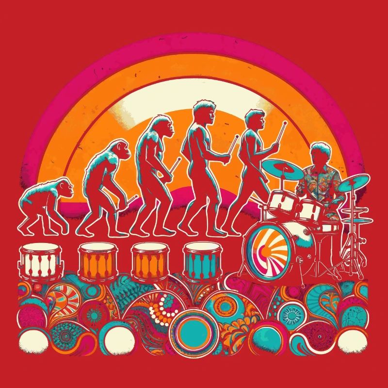 Drummer Evolution Retro