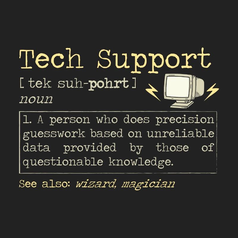 Tech Support | Ordinateur Helpdesk Technique Aide