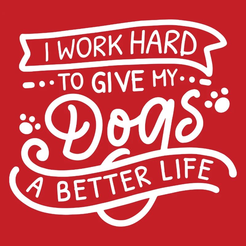Ich arbeite harte Hunde