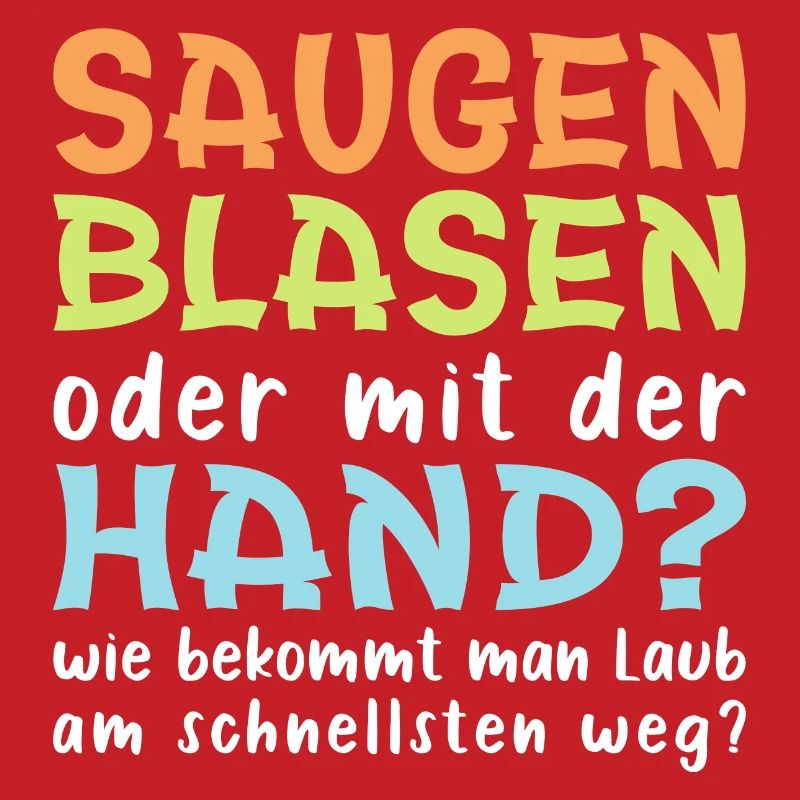 Saugen oder mit der Hand ?