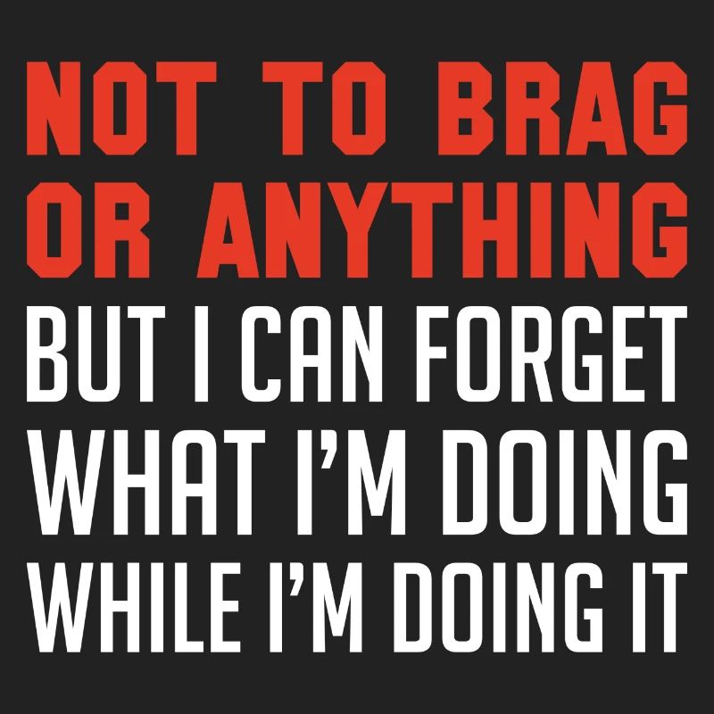 Nicht zu prahlen oder irgendetwas