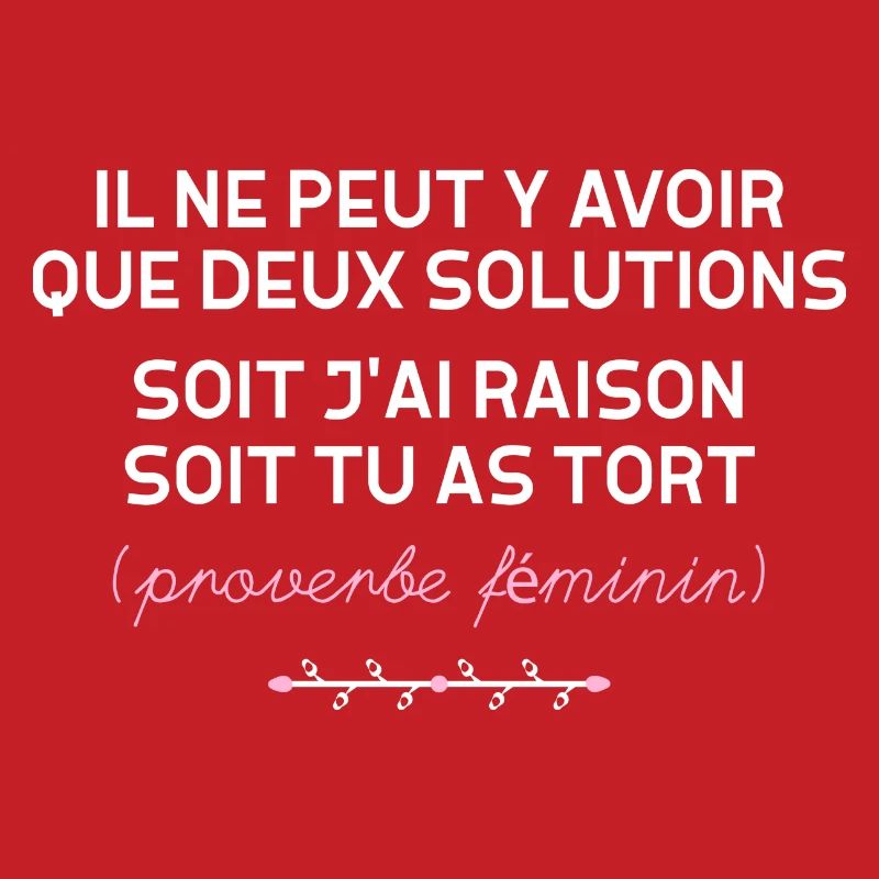 Proverbe Féminin Indiscutable