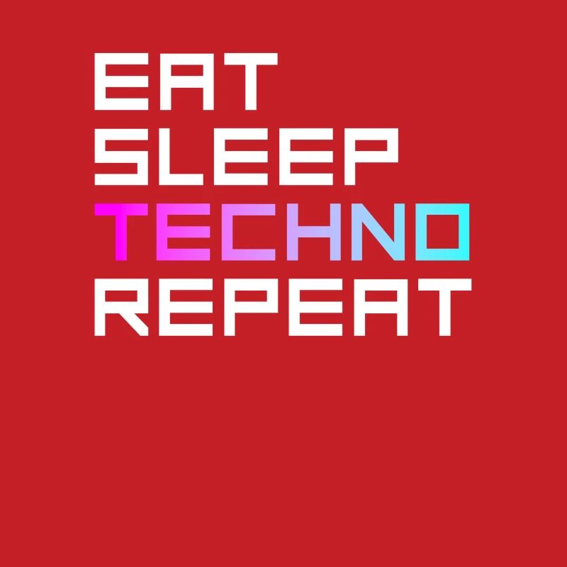 manger du sommeil techno répéter