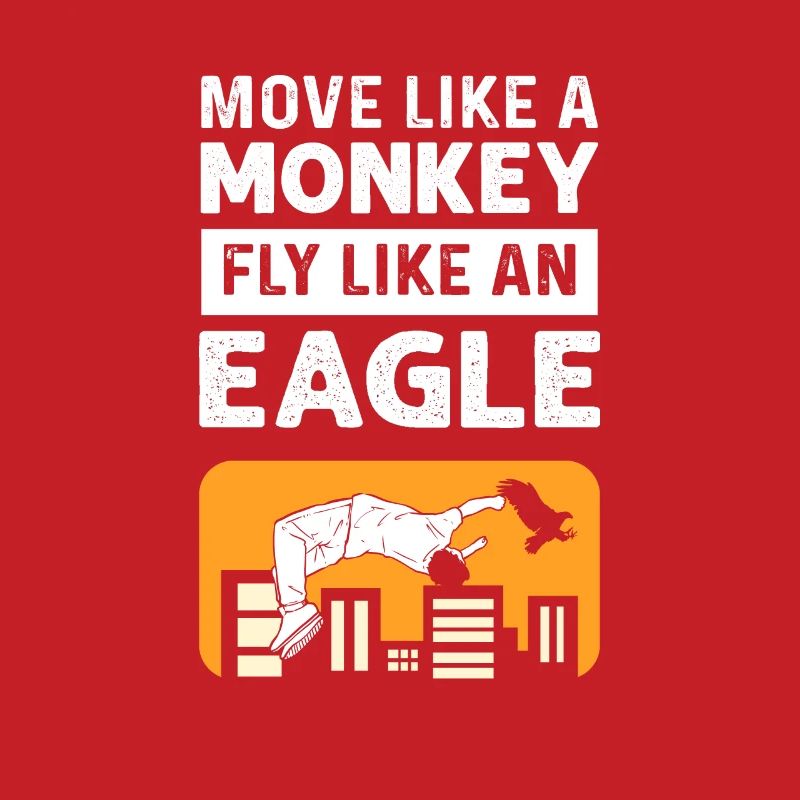 Move like a monkey. Fly like an eagle.