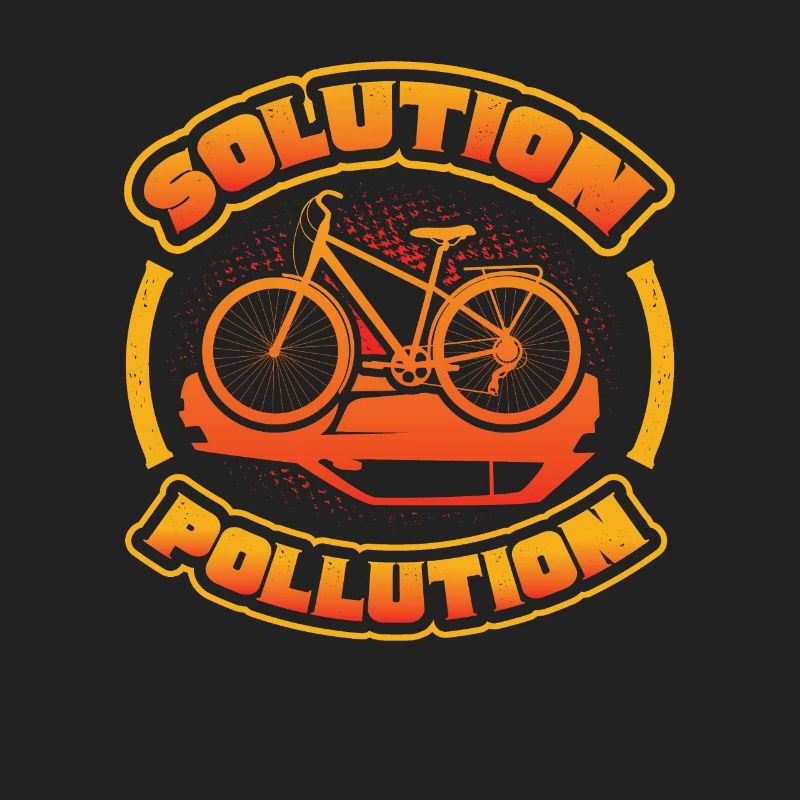Polution Solution, Umweltschutz, Radfahren