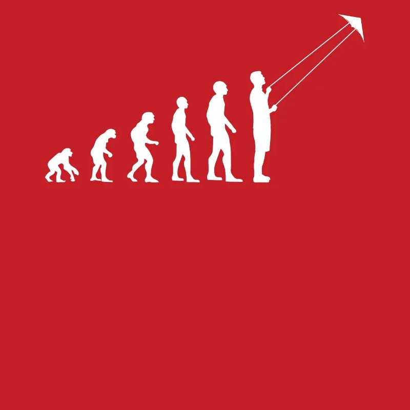 Drachenfliegen Evolution Drachensteigen Geschenk