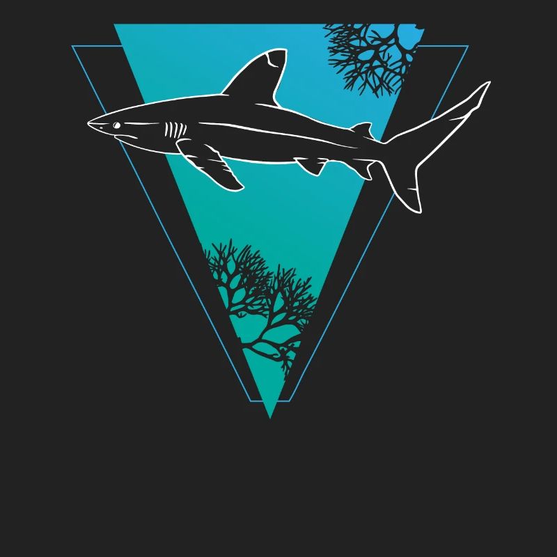 Coral Shark Triangular Frame
