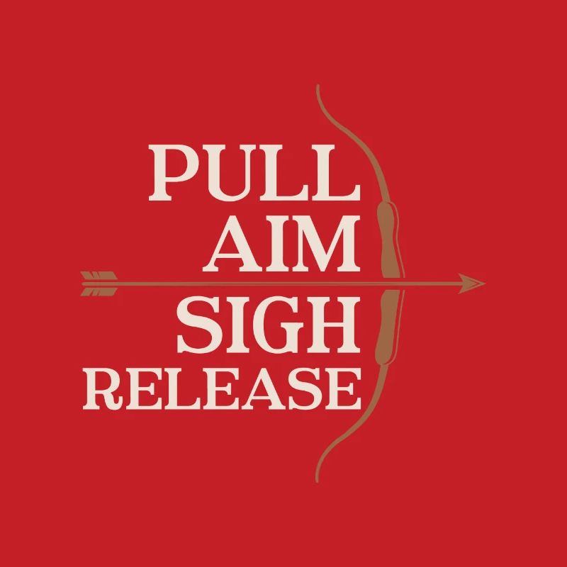 Pull Aim Sigh Release - Archer Bow