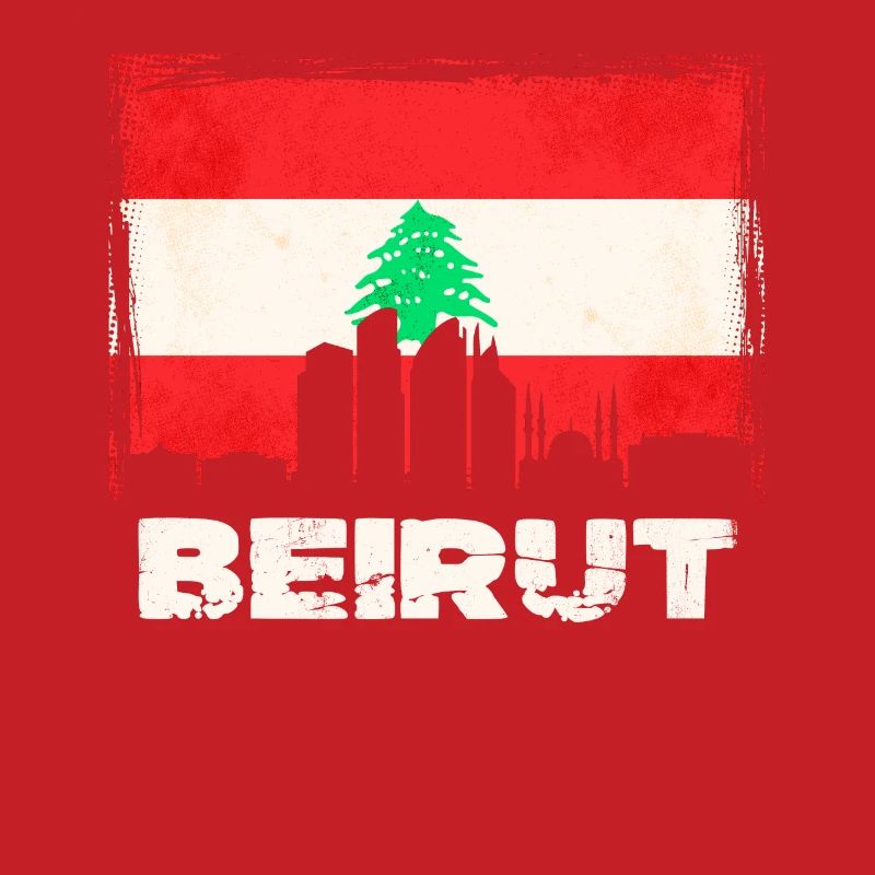 Beyrouth Liban Drapeau