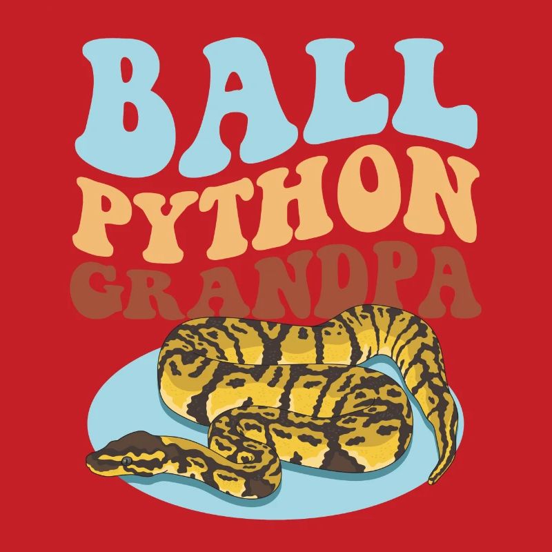 Roi Python Grand-père Python serpent cadeau