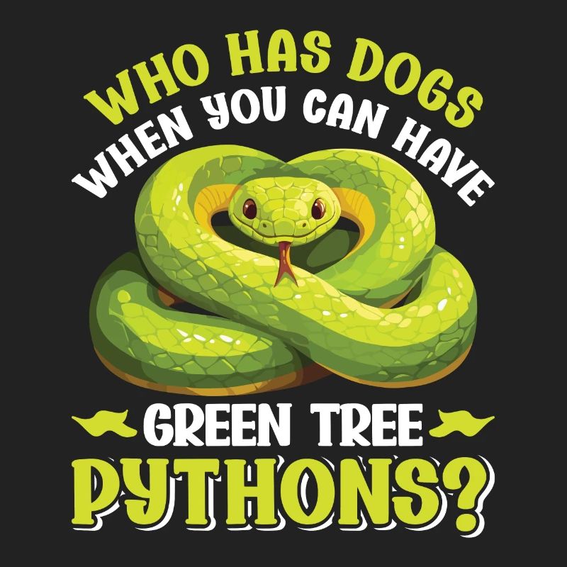 Python arborescent vert