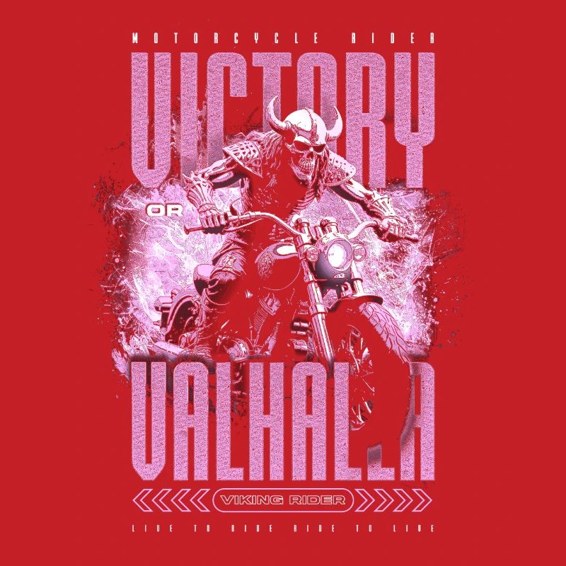 Motorrad Nordische Wikinger Sieg Oder Walhalla