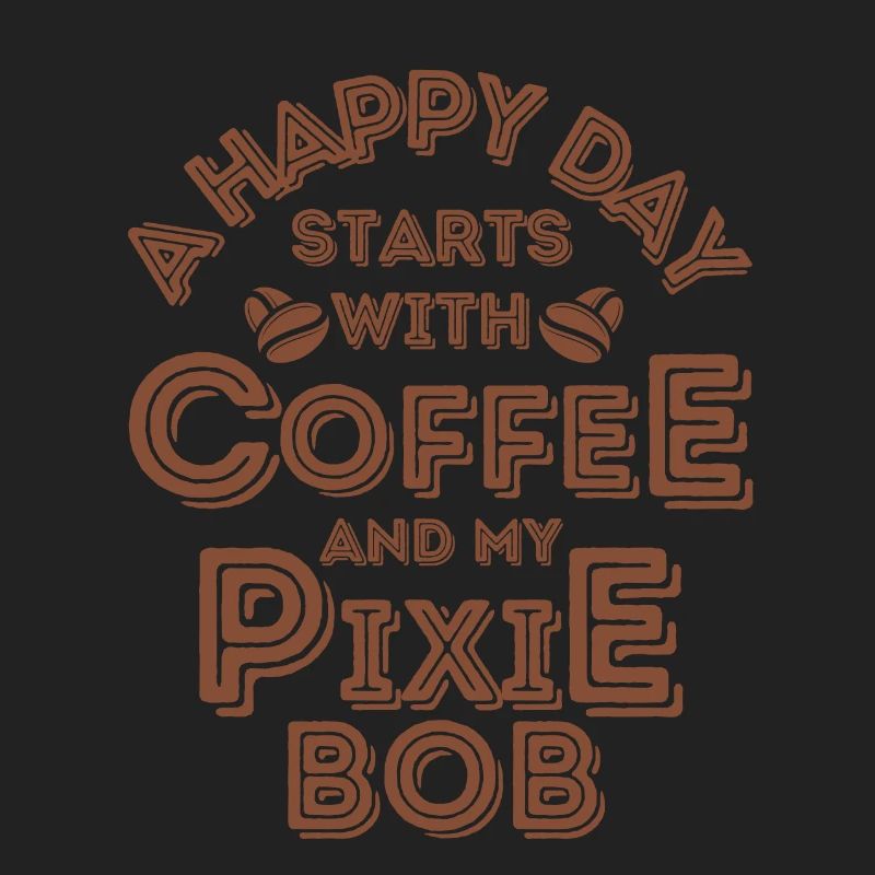 Pixie Bob Katze Kaffee Cafe