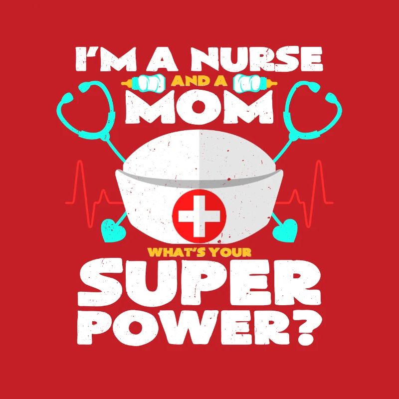 Supermama & Krankenschwester | Muttertag Geschenk