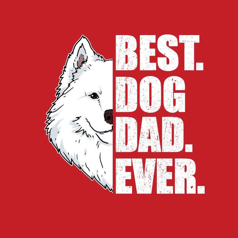 Bester Hunde Papa Samojede Hunde Geschenk