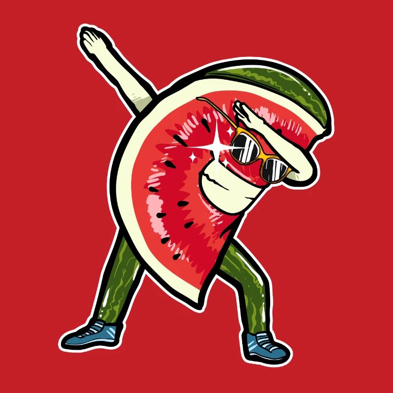 Dabbing Dab Dabbende Pastèque Melon Été