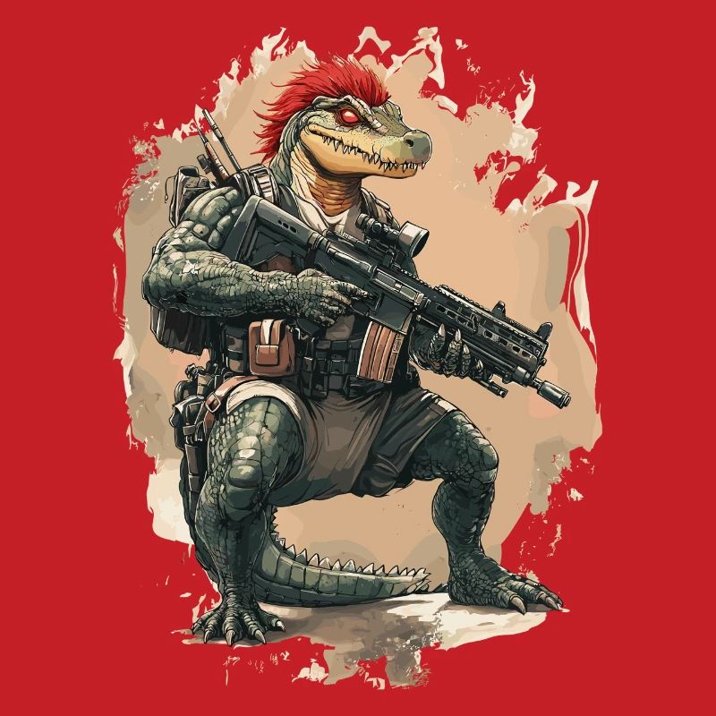 Krokodil AR15 Rifle Shooting Shooter