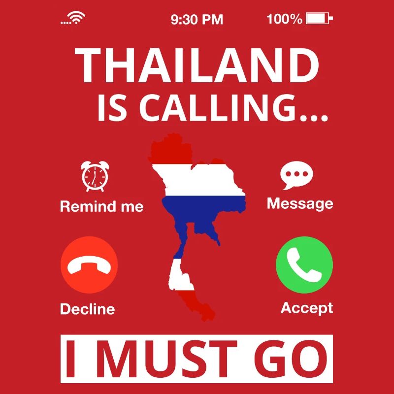 Thaïlande Drapeau Thaïlandais Drapeau utilisé Look
