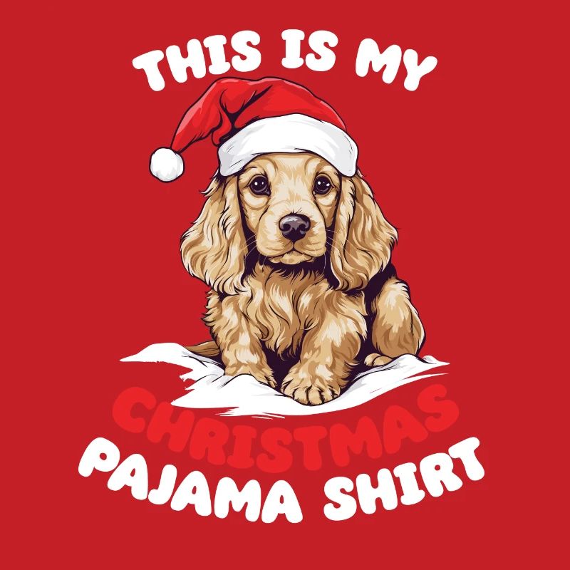 Cocker Spaniel Noël Pyjama Chiens