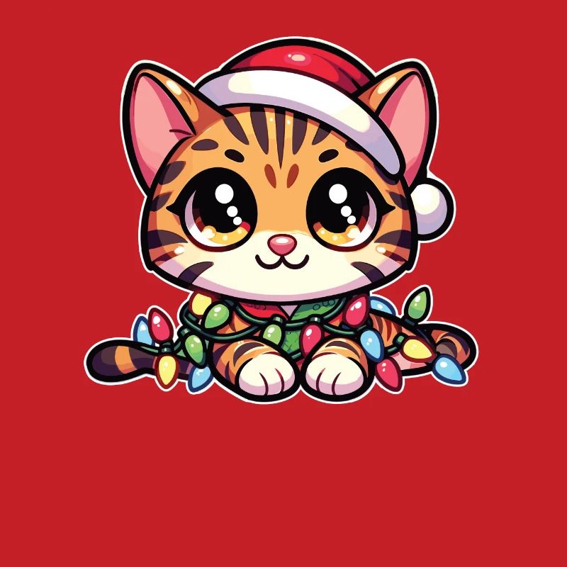 Fées de Noël Bengal Chat