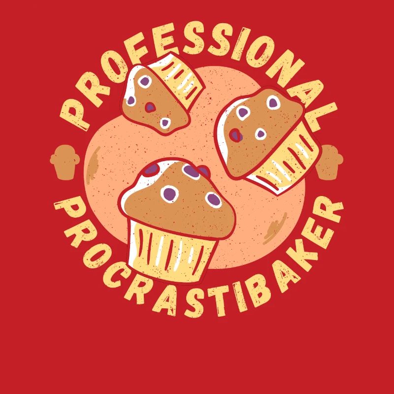 Professional Procrastibaker Baker Baking Bakery