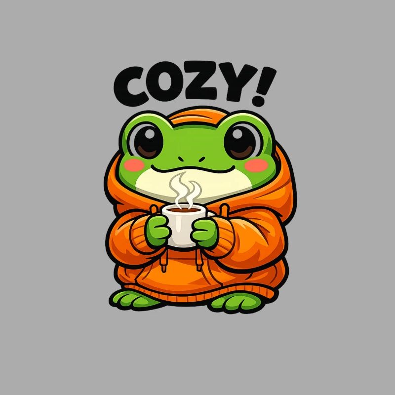 Sweat à capuche Pullover Grenouille Douillet