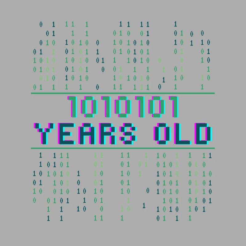 85. Geburtstag 85 Jahre alt Binärcode Coder