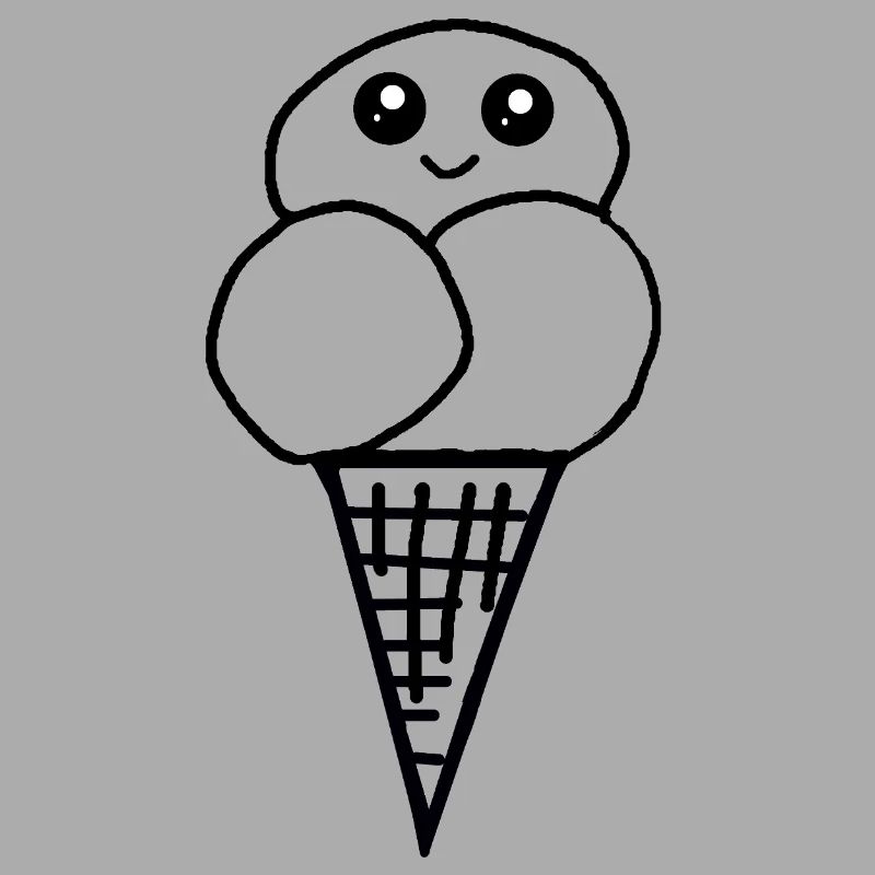 Eis Eiswaffel Eistüte Eiscreme Eiskrem