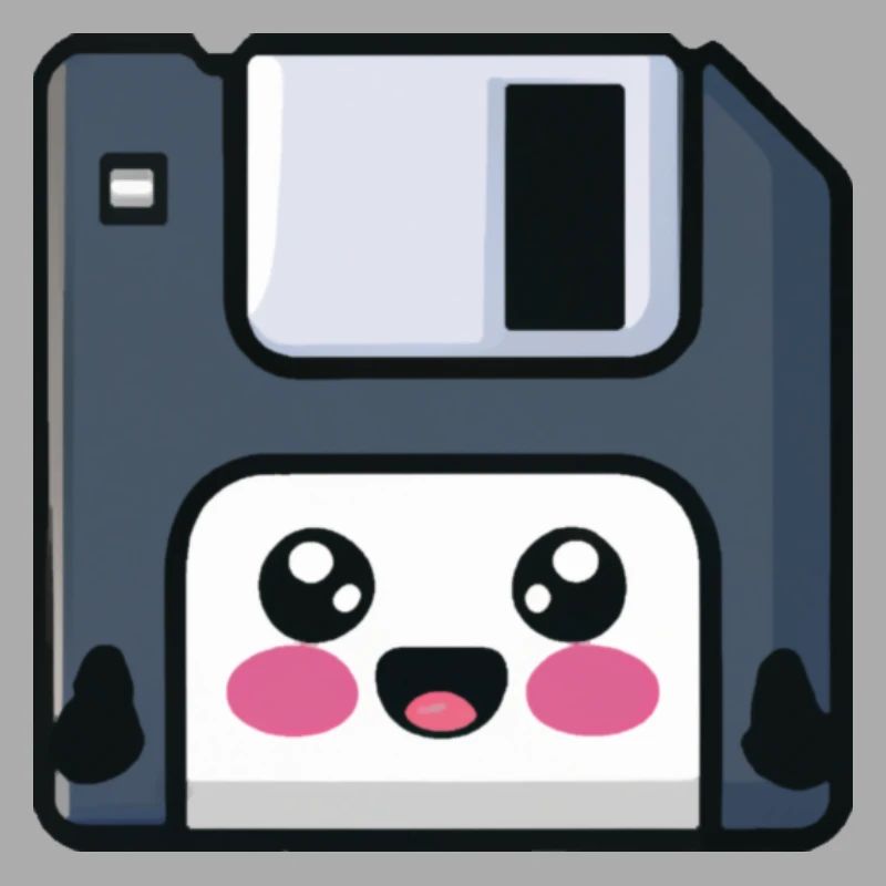 Floppy disk! Nostalgic technology!