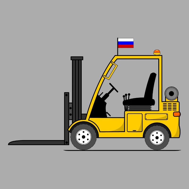 Chariot élévateur Drapeau de la Russie