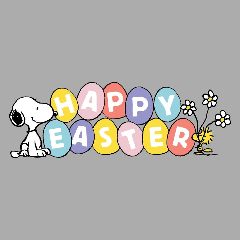 Peanuts Snoopy Happy Easter Paques