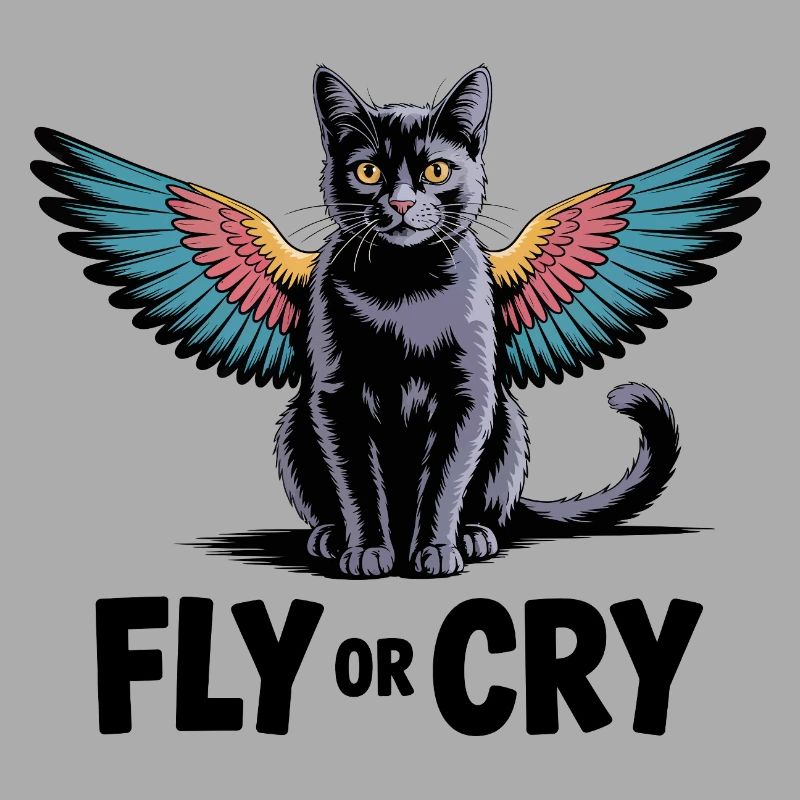 Fliege oder rufe Katze