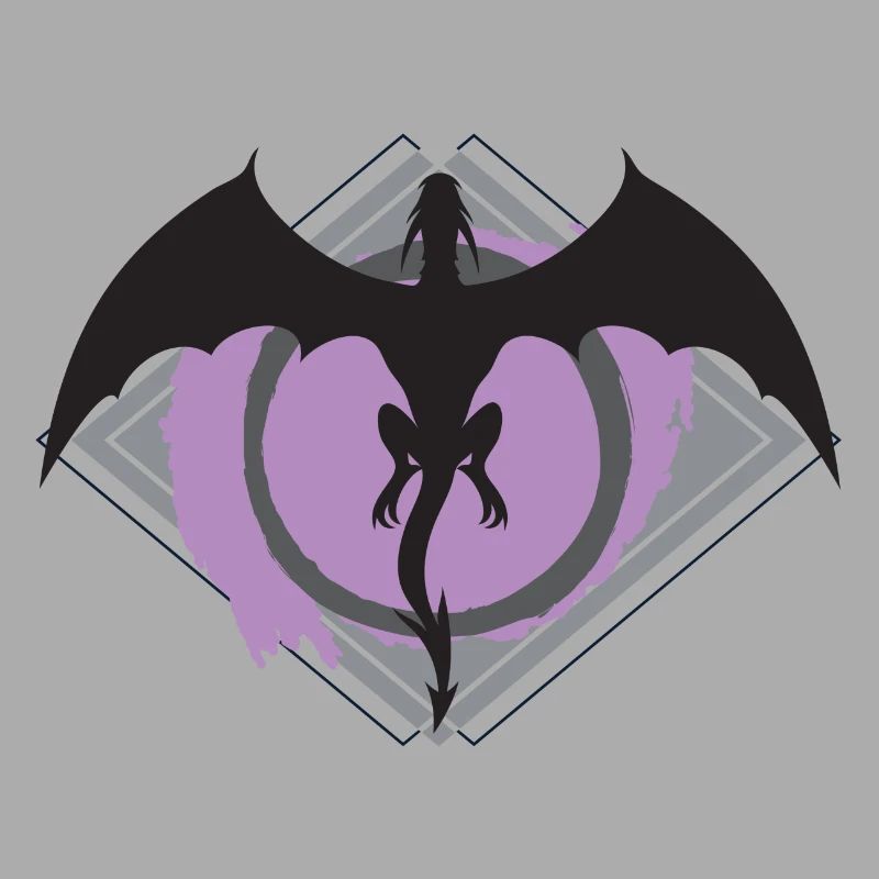 Schwarzer Drache