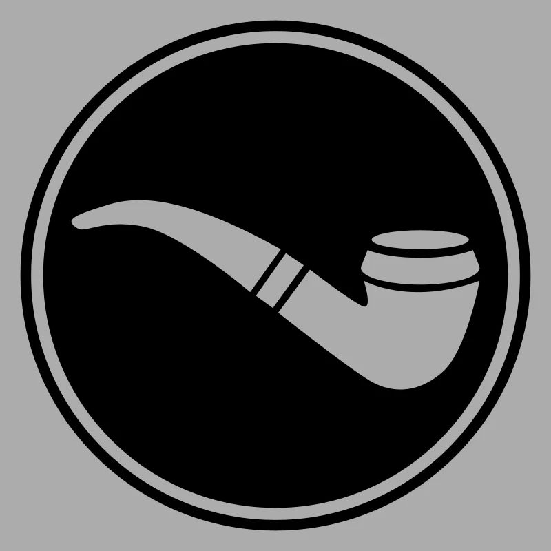 Smoking a pipe