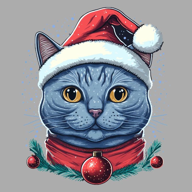 Perfektes Weihnachtskatzendesign, das beste Weihnachtsgeschenk