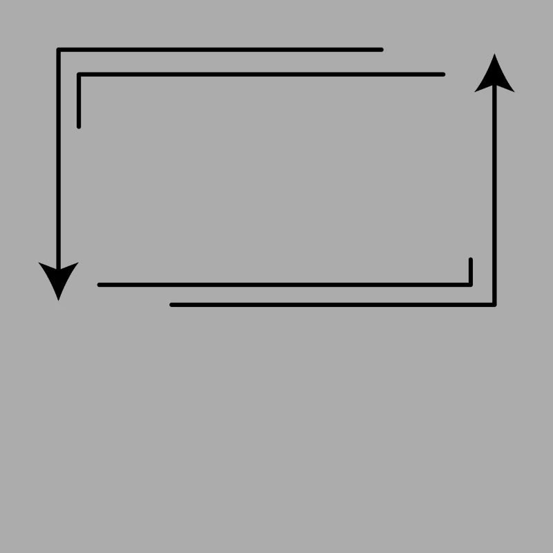 Arrow Frame Rectangular Shape Decoration
