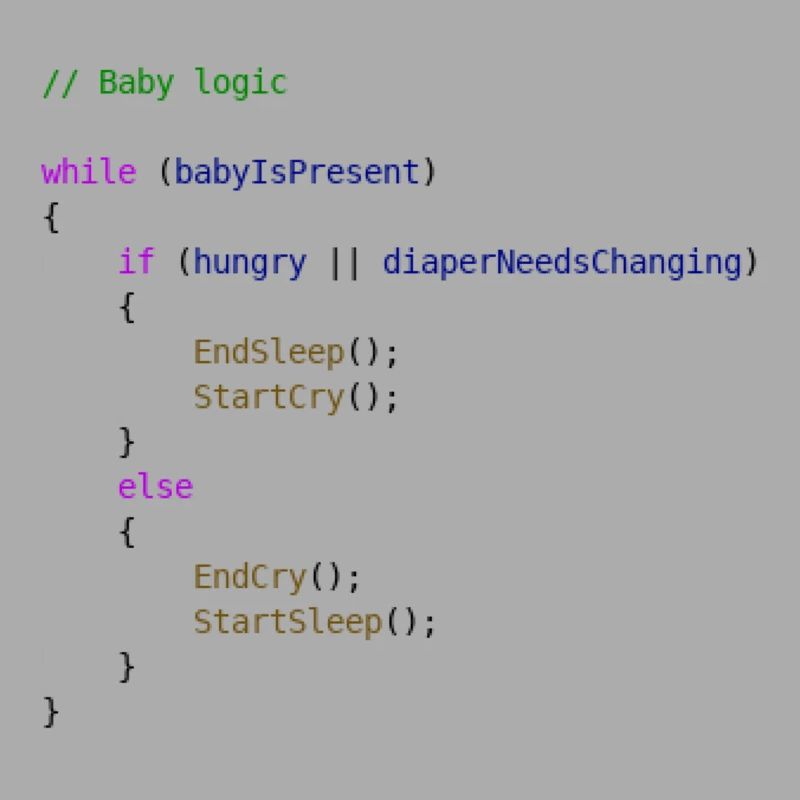 Idée cadeau programmeur logique bébé