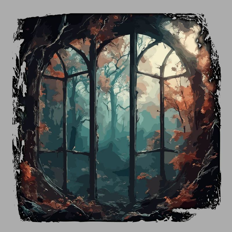 Window in the Forest / Trees / View / Wilderness