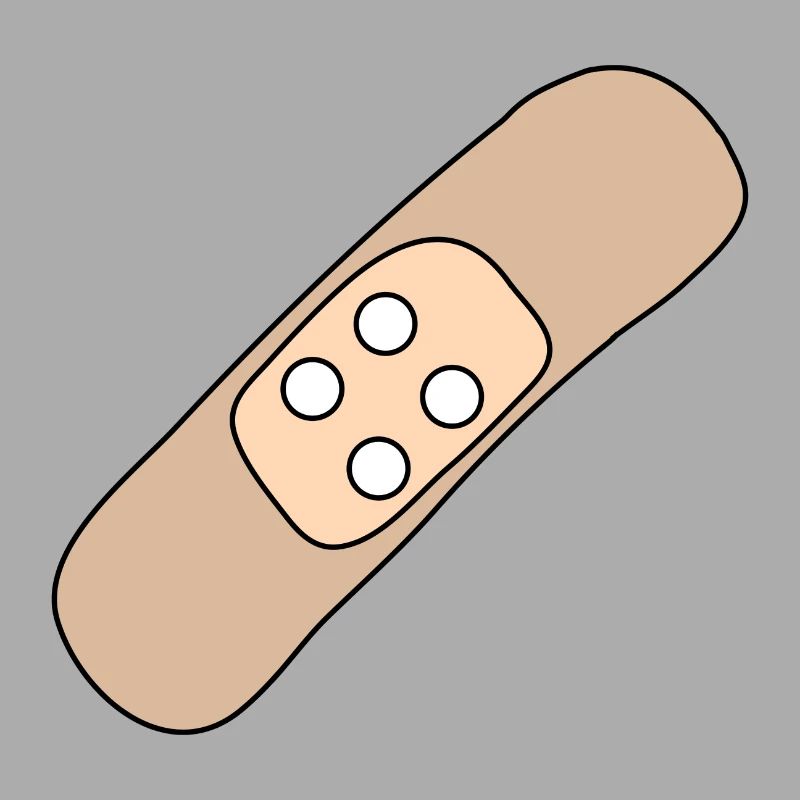 Patch, blessure, blessure, guérison, idée cadeau