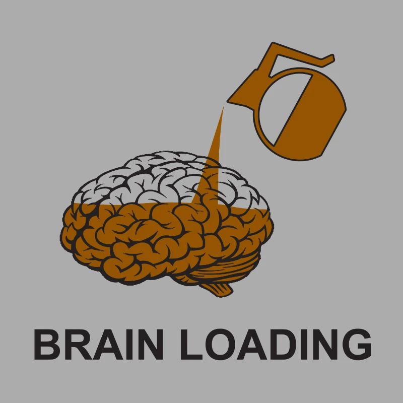 Brain loading by coffee