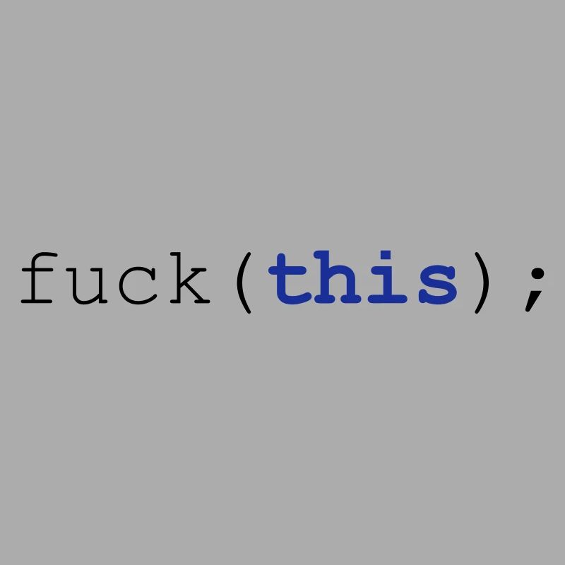 Javascript fuck (this);
