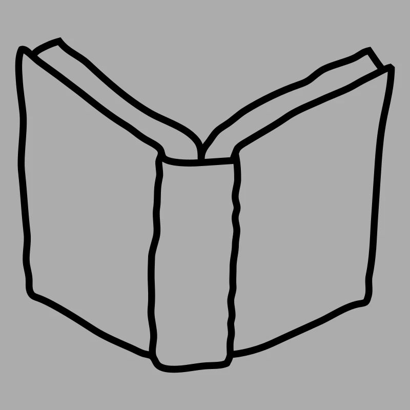 Comic open novel book
