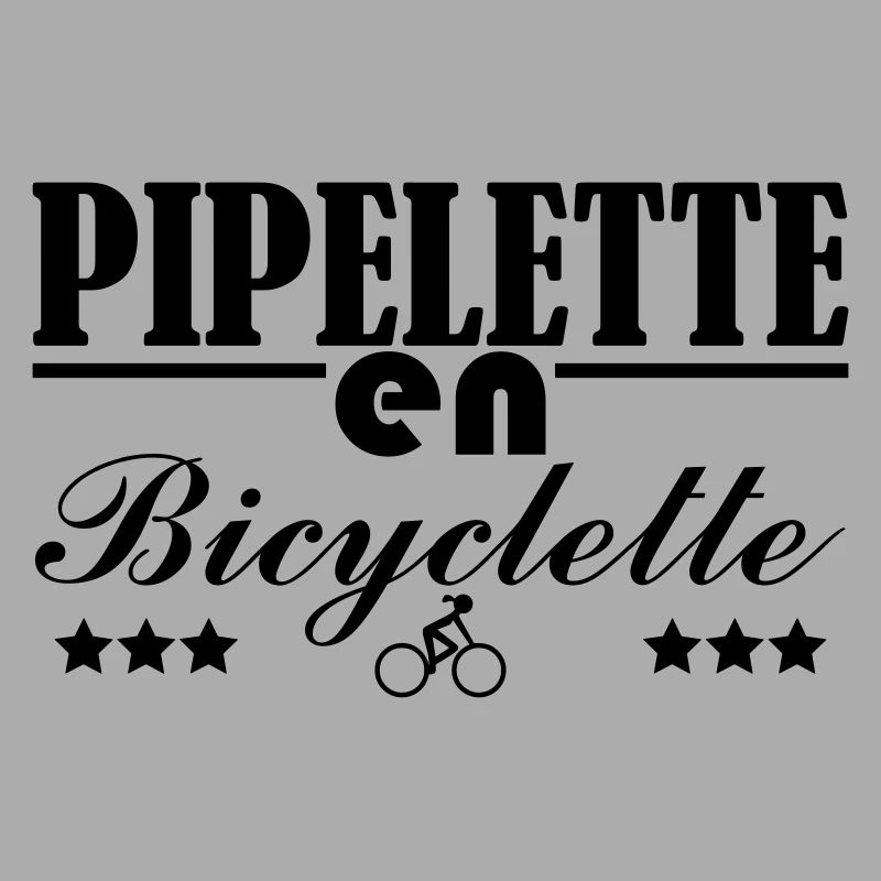 Pipelette en bicyclette