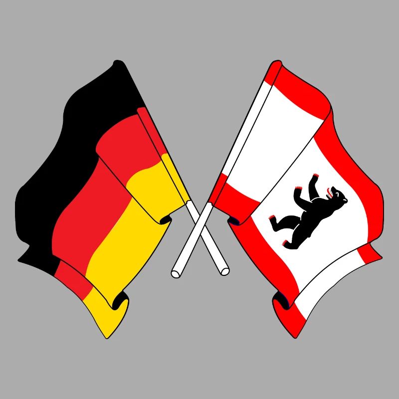 Flag Germany, Berlin