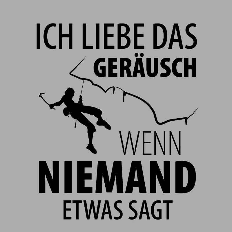 Eisklettern Eiskletterer Eispickel