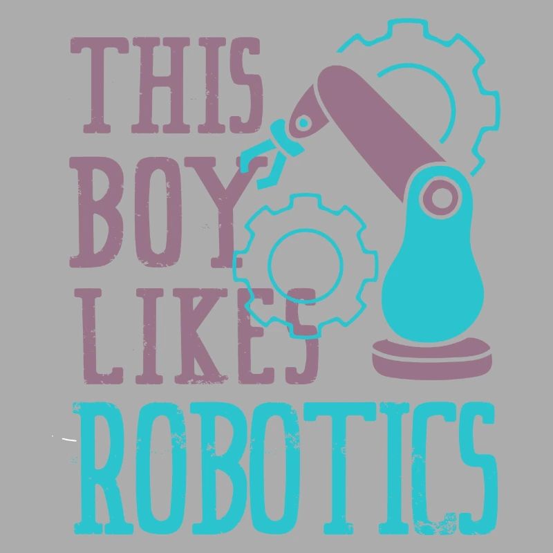 Junge mag Robotik Mechaniker Engineering Robot