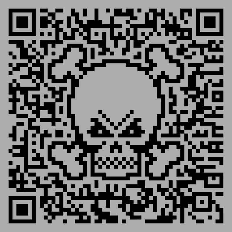 Skull / Skull (Quick Response Code / P)