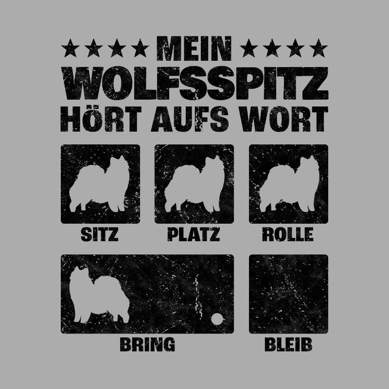 Wolfsspitz Zuhause ist deutscher Spitz Spruch