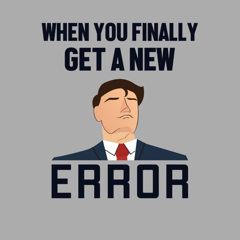 Get a New Error Softwareentwickler Developer